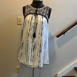 Knox Rose Crochet Yoke Boho Dress